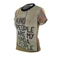 thumbnail image 3 of 'Kind People' Women's Cut & Sew Tee (AOP), 3 of 6