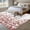White Reddish Brown, variant on Round Area Rug 3 Ft, Spring Blue Eucalyptus Washable Non-Slip Circle Carpet for Living Room/Bedroom, Botanical Green Leaf Country Low-Profile Small Floor Mats Collection Rugs for Indoor