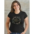 thumbnail image 2 of Mothers Day Storybook Garland Shaped T-Shirt Women -Image by Shutterstock, Female x-Large, 2 of 4