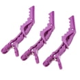 thumbnail image 4 of 6 uds Clips de seccionamiento pinzas para salón de peluquería agarre de pelo cocodrilo DIY TFixol Natural, 4 of 7