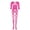 Hot Pink, variant on Sexy Women Fishnet Sheer Open Crotch Body Stocking Bodysuit