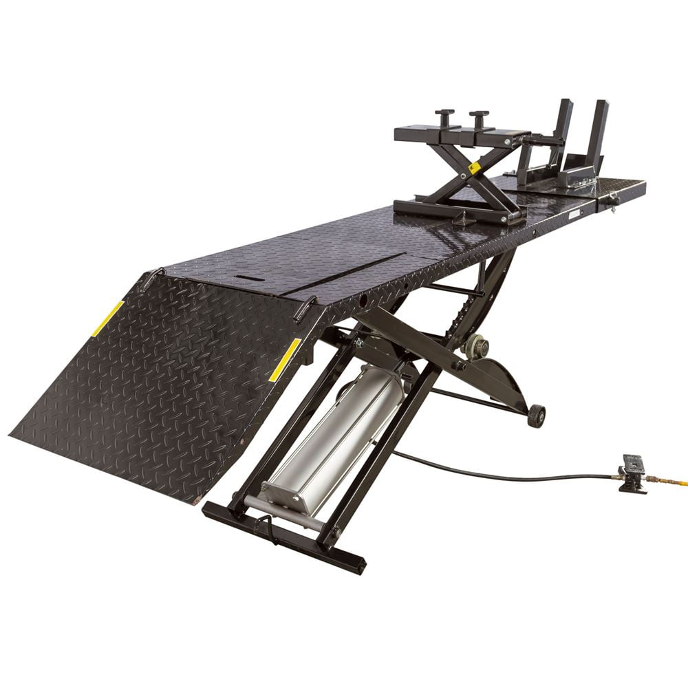 Black Widow BW1000AXL ExtraLong Motorcycle Lift Table with Center