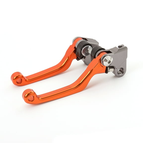 Dirt Bike Pivot Brake Clutch Levers for 125SX 200EXC 2005-2008, 144SX 450SX-F 2007-2008 Orange