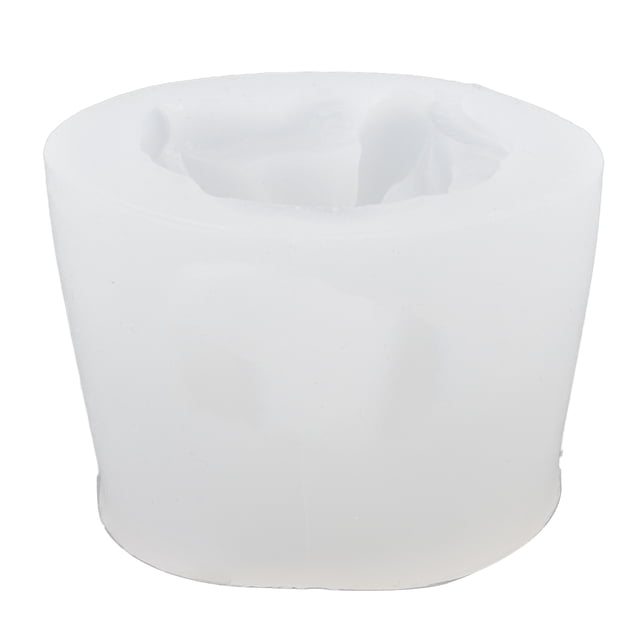 3D Angel Resin Mold, Reusable Durable 3D Angel Candle Mold For DIY Cake For Home Decoration Face With One Hand