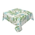 thumbnail image 2 of YFYANG Square Polyester Table Cloth, 54" x 54" Reusable Table Cover Kitchen Dining Room Watercolor Vintage Blue Flower Decorative Tablecloths for Tables of 2-4 People, 2 of 8