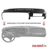 DashSkin Molded Dash Cover for 97-00 GM Tahoe Suburban Yukon Silverado Sierra in Black (USA Made)