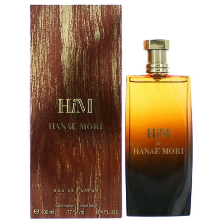 Hanae Mori HiM Eau de Parfum Cologne for Men 3.4 Oz