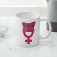 thumbnail image 5 of CafePress - Resist Persist Pink - 20 Oz White Ceramic Mega Mug, 5 of 5