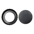 thumbnail image 4 of 6 Pcs Mini Cake Mould with Removable Bottom 3 Inch Egg Tart Mould Muffin Pans Black Round for Dessert Baking Cooking, 4 of 8