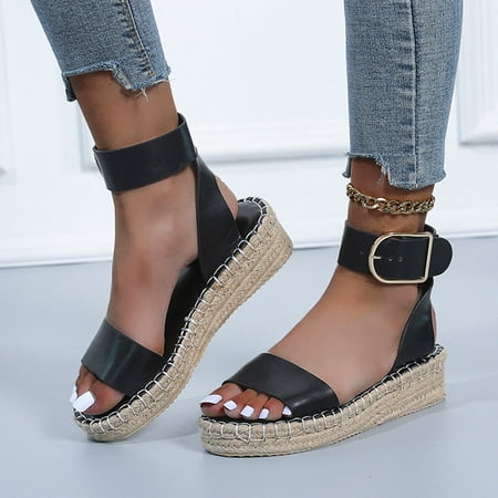 

Fashion Women s Casual Shoes Breathable Thick-soled Wedges Leisure Sandals Note Please Buy One Or Two Sizes Larger