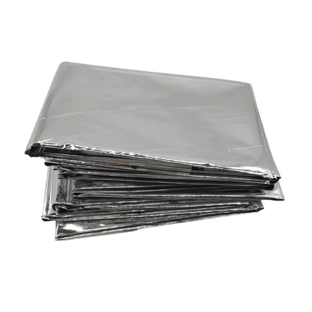 5 de emergencia, manta , refugio portátil para acampar, manta térmica Mylar, de supervivencia para caminatas, campamentos en