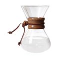 thumbnail image 1 of Billuyoard Vierta sobre la cafetera, cafetera de vidrio, filtro reutilizable, alta resistencia al calor Juegos de servir café y té Sin filtro 400 ml, 1 of 1