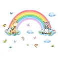 thumbnail image 3 of Rainbow Butterfly Wall Decal, Decoration Wall Decal, 23.6"x31.4", Rainbow Wall Sticker for Playroom Girls Room Baby Decoration, 3 of 7