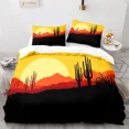 thumbnail image 2 of 2024 Cactus Duvet Cover Tropical Desert Plant Comforter Cover Mountain Sunrise Bedding Set Microfiber Quilt Cover For Kids Teen, 2 of 7