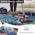 thumbnail image 5 of Vintage Boho Floral Outdoor Rug for Patio/Deck/Porch, Non-Slip Large Area Rug 6 x 9 Ft, Colorful Vintage Flowers Abstract Art Indoor Outdoor Rugs Washable Area Rugs, Camping Rug Carpet Runner, 5 of 8