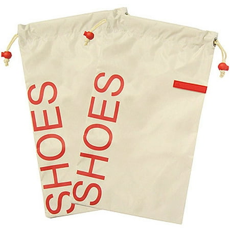 PB Set of 2 Shoe Storage Bags, 9" x 16"