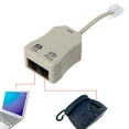 thumbnail image 2 of Portable ADSL Modem Telephone Phone Fax In-Line Splitter Filter 1PC, 2 of 8