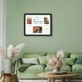 thumbnail image 2 of Prinz 5-Opening 20" X 16" Memories Collage Picture Frame, for Multi-Size Photos, White-Black, 2 of 5