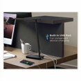 thumbnail image 4 of PureOptics Verve Designer Series LED Desk Lamp with Wireless Charging, 17.32" High, Black | Bundle of 2, 4 of 5