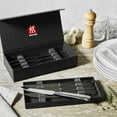 thumbnail image 6 of ZWILLING Porterhouse Razor-Sharp Steak Knife Set of 8 with Black Presentation Case, Gift Set, 6 of 9