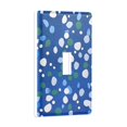 thumbnail image 2 of Yayeee Toggle Light Switch Wall Plate 1-Gang 4.5"x2.7" Home Decorative Outlet Cover, Green Dots, 2 of 7