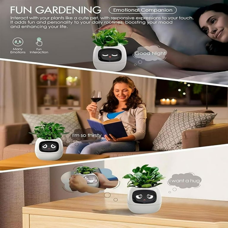 Plantagotchi Planter, AI Smart Plant Pot, Ai Planter Pot, Ivy