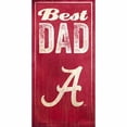 thumbnail image 2 of Auburn Tigers 6'' x 12'' Best Dad Sign, 2 of 7