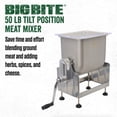 thumbnail image 3 of LEM Products BigBite 50 lb Stainless Steel Tilt Meat Mixer, 3 of 9