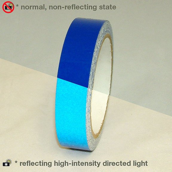 JVCC Engineering Grade Reflective Tape (REF-7): 1 in. x 30 ft. (Blue)