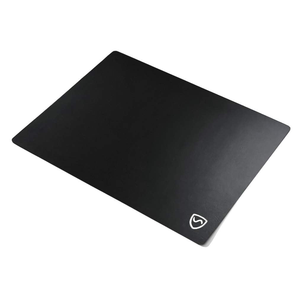 SYB Laptop Pad, EMF Radiation Protection Shield & Heat Blocker for Laptops (14", Jet Black Vegan Leather)