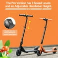 thumbnail image 5 of R2 Pro 150W Electric Scooter for Kid Age 5-12, 3 Speed Gears Max 10Mph, Magnetic Charging, Adjustable Height, 3 Color Pedal Lights, Orange, 5 of 10