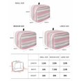thumbnail image 3 of Fsddascl Wood Grain Pink Small Toaster Cover 2 Slice, Kitchen Appliance Covers, Modern Geometric Watercolor Striped Toaster Oven Cover with Loop, Bread Machine Cover Polyester Dust Cover Protection, 3 of 5