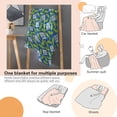 thumbnail image 5 of Yibo Dill Pickles Blanket Flannel Soft and Comfortable Anti-static Bed Sofa Blanket, 5 of 6
