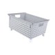 thumbnail image 4 of Cesta para la colada con ruedas, organizador de carrito con ruedas, contenedor de ropa sucia para muñecas, ropa de cama, bloques de construcción, baño 46cmx35cmx30cm, 4 of 8