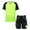 Green, variant on ZDHoor Boys Soccer Football Jersey Outfits Short Sleeve T-Shirt and Shorts Sports Team Training Uniform White 13-14