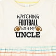 thumbnail image 4 of Inktastic Watching Football with My Uncle Girls Baby Dress, 4 of 5