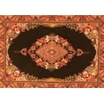thumbnail image 1 of Ahgly Company Indoor Rectangle Medallion Orange Traditional Area Rugs, 3' x 5', 1 of 1