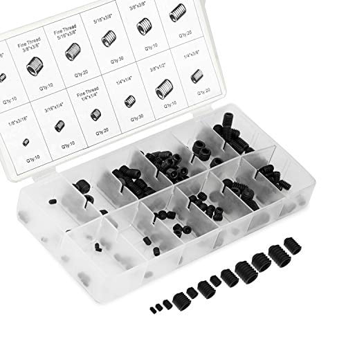 Kit Surtido de Tornillos Neiko 50484A Internal Hex Allen 200 Unidades Neiko Tornillos