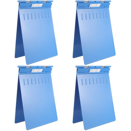 WORGEOUS 4-Pack Clipboard Set with Case History Writing Board and Document Organizer for Hospital Use