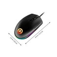 thumbnail image 2 of WRITWAA wired mouse for PC Wired Mouse ABS Breathing Light for Gaming 1Pack, 2 of 8