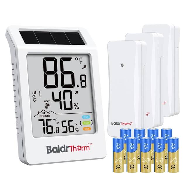 Termómetro BaldrTherm inalámbrico con 3 sensores y alcance de 100 m