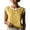 #069-Yellow, variant on Craaazy Women's Loose Fit Sleeveless Round Neck Tops Lace Trim Embellished Solid Color Casual Blouses Gift