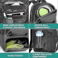 thumbnail image 3 of Youth Soccer Bag - Soccer Backpack & Bags For Basketball, Volleyball & Football | Includes Separate Cleat And Ball Compartment, 3 of 5