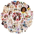 thumbnail image 2 of 35pcs-50pcs Fairy Stickers Stationery Dolls Stickers Kids  PVC Stickers for Laptop Suitcase Phone, 2 of 9