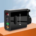 thumbnail image 4 of Adaptador de carga de teléfono de 4 puertos Pantalla digital 45W Cargador rápido 2 USB para iPhone, 4 of 9