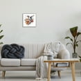 thumbnail image 3 of Stupell Industries Hummingbird & Hibiscus Flower Animals & Insects Painting Gray Framed Art Print Wall Art, 12 x 12, 3 of 9