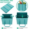 thumbnail image 4 of Neighborly Nook Reusable Grocery Bags [3 Pack],Large Grocery Tote Bag Water Resistant Shopping Bags Foldable Grocery Bag for Clothes,Shoes and Picnic,Green, 4 of 14