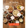 thumbnail image 6 of VEVOR Popcorn Machine, 8oz Stainless Steel Kettle, 800W Commercial Countertop Popcorn Maker, 48 Cups per Batch Theater Style Popper, with 2-Button Control Glass Wall PC Door 1 Scoop 3 Spoons, Black, 6 of 9
