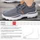 thumbnail image 5 of Zapatos ortopédicos azules para caminar con cordones para fascitis plantar, mocasines casuales de lona con soporte para el arco, zapatos cómodos para mayor amortiguación y alivio del dolor, 5 of 6