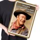 thumbnail image 2 of Placa Metal Vintage Actor John Wayne Pintura Hierro Rectangular Arte Pared 30x40cm, 2 of 9